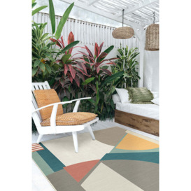 Outdoor Forma Multicolour Rug - 245x305 - Machine Washable Area Rug - Kid & Pet Friendly - Outdoor Rugs - Ruggable - thumbnail 2