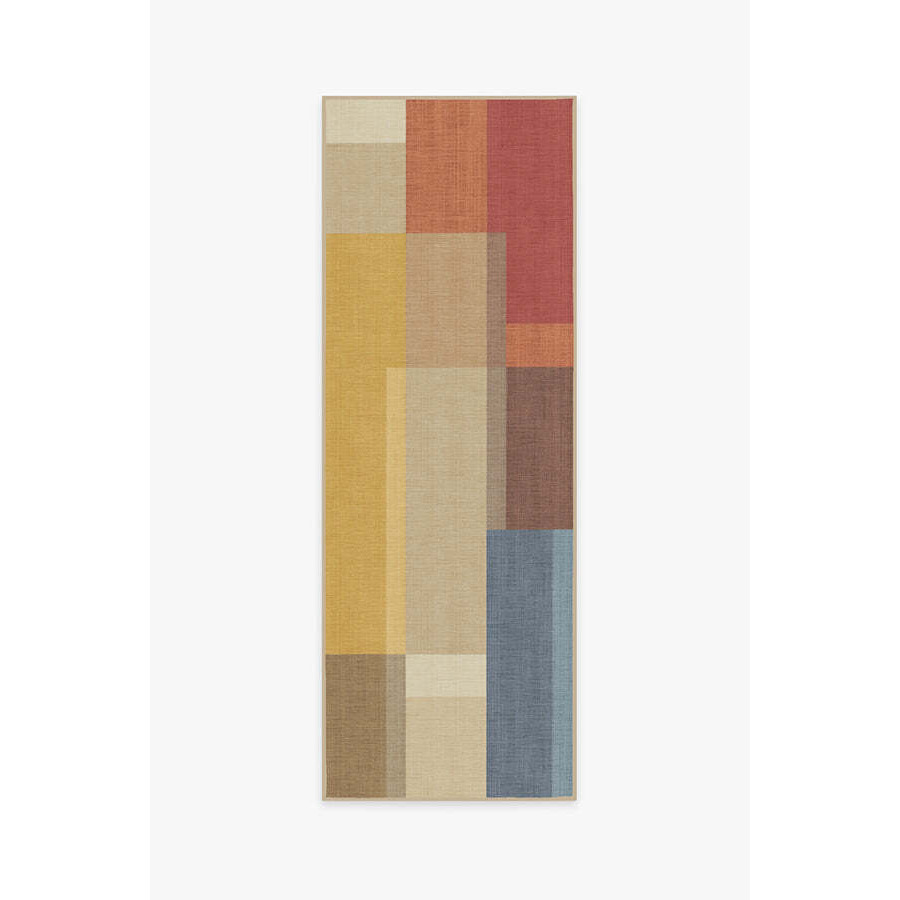 Outdoor Campo Multicolour Rug - 75x215 - Machine Washable Area Rug - Kid & Pet Friendly - Outdoor Rugs - Ruggable - image 1