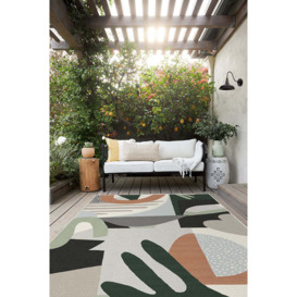 Outdoor Medley Desert Sage Rug - 275x365 - Machine Washable Area Rug - Kid & Pet Friendly - Outdoor Rugs - Ruggable - thumbnail 2