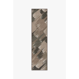 Rogue Squadron Ash Brown Rug - 75x305 - Machine Washable Area Rug - Kid & Pet Friendly - Indoor Rugs - Ruggable
