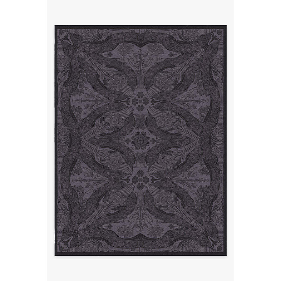 275x365 - Machine Washable Area Rug - Kid & Pet Friendly - Indoor Rugs - Anna Sui Lilies And Lace Lavender Rug - Ruggable