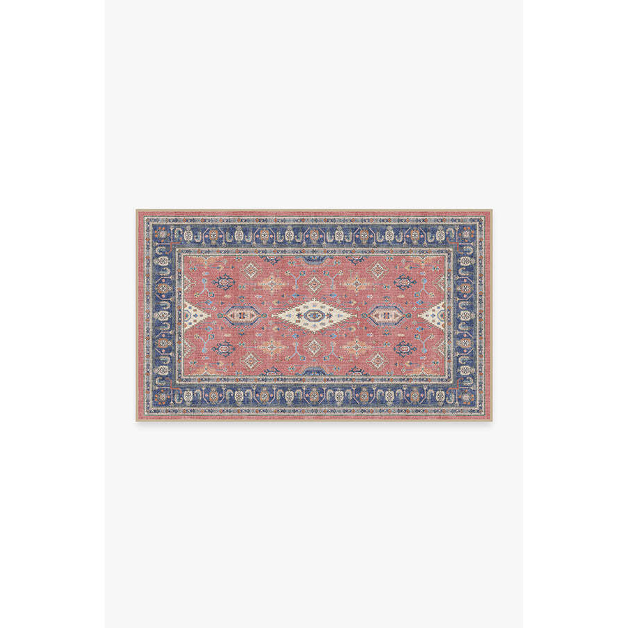 Outdoor Ranier Cayenne Red Rug - 90x150 - Machine Washable Area Rug - Kid & Pet Friendly - Outdoor Rugs - Ruggable - image 1