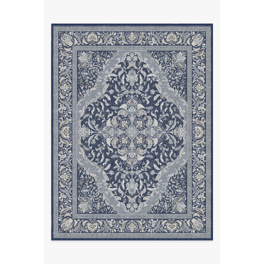 Outdoor Allura Soft Navy Rug - 275x365 - Machine Washable Area Rug - Kid & Pet Friendly - Outdoor Rugs - Ruggable - image 1