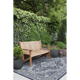 Outdoor Allura Soft Navy Rug - 275x365 - Machine Washable Area Rug - Kid & Pet Friendly - Outdoor Rugs - Ruggable - thumbnail 2