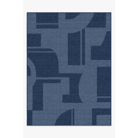 Outdoor Bodin Ink Blue Rug - 275x365 - Machine Washable Area Rug - Kid & Pet Friendly - Outdoor Rugs - Ruggable