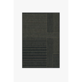 Bowie Charcoal Rug - 120x185 - Machine Washable Area Rug - Kid & Pet Friendly - Indoor Rugs - Ruggable - thumbnail 1