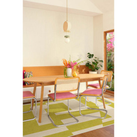 Moden Chartreuse Rug Lime - 245 Round - Machine Washable Area Rug - Kid & Pet Friendly - Indoor Rugs - Ruggable - thumbnail 2