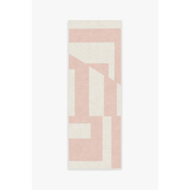 Moden Soft Pink Rug - 75x215 - Machine Washable Area Rug - Kid & Pet Friendly - Indoor Rugs - Ruggable