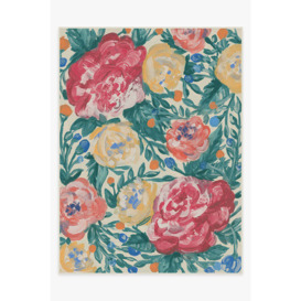 Outdoor Camellia Multicolour Rug - 275x365 - Machine Washable Area Rug - Kid & Pet Friendly - Outdoor Rugs - Ruggable - thumbnail 1