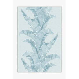 Gray Malin Outdoor Banana Leaf Soft Blue Rug - 185x275 - Machine Washable Area Rug - Kid & Pet Friendly - Outdoor Rugs - Ruggable - thumbnail 1