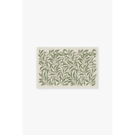 Morris & Co. Pure Willow Boughs Green Rug - 60x90 - Machine Washable Area Rug - Kid & Pet Friendly - Indoor Rugs - Ruggable - thumbnail 1