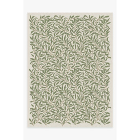 Morris & Co. Pure Willow Boughs Green Rug - 275x365 - Machine Washable Area Rug - Kid & Pet Friendly - Indoor Rugs - Ruggable