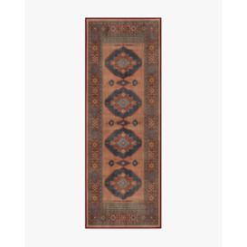 Marcela Copper Coral Rug - 75x215 - Machine Washable Area Rug - Kid & Pet Friendly - Indoor Rugs - Ruggable