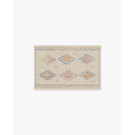 Zoie Multicolour Rug Moroccan - 60x90 - Machine Washable Area Rug - Kid & Pet Friendly - Indoor Rugs - Ruggable - thumbnail 1