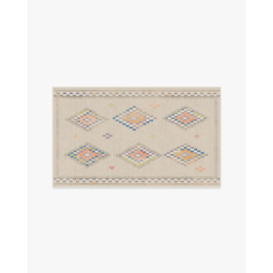 Zoie Multicolour Rug Moroccan - 90x150 - Machine Washable Area Rug - Kid & Pet Friendly - Indoor Rugs - Ruggable - thumbnail 1