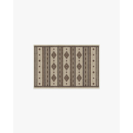 Seville Stripe Natural & Brown Tufted Rug - 60x90 - Machine Washable Area Rug - Kid & Pet Friendly - Indoor Rugs - Ruggable - thumbnail 1