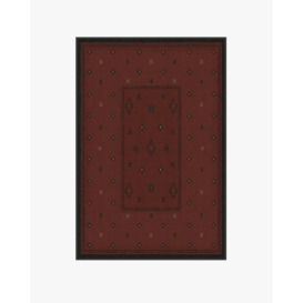 Alma Amber Red Tufted Rug - 120x185 - Machine Washable Area Rug - Kid & Pet Friendly - Indoor Rugs - Ruggable