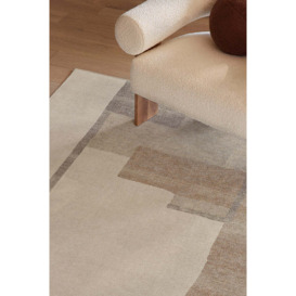 Haylan Ivory & Copper Tufted Rug - 120x185 - Machine Washable Area Rug - Kid & Pet Friendly - Indoor Rugs - Ruggable - thumbnail 2