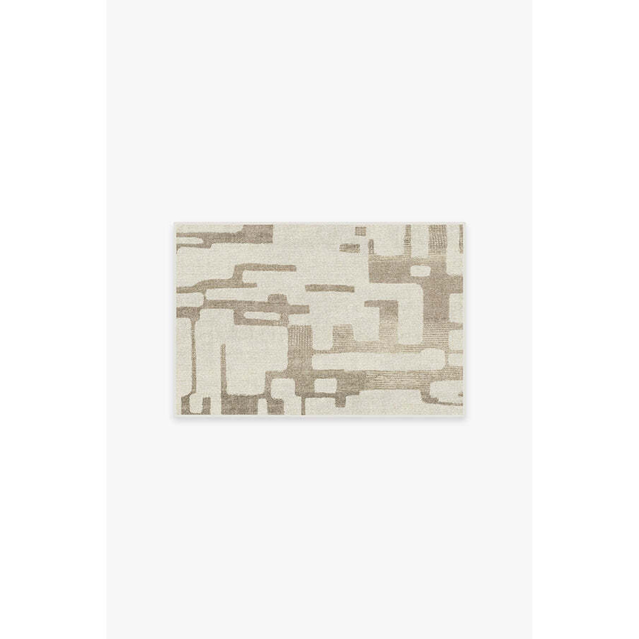 Holme Ivory & Natural Tufted Rug - 60x90 - Machine Washable Area Rug - Kid & Pet Friendly - Indoor Rugs - Ruggable - image 1