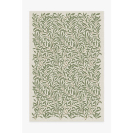 Morris & Co. Pure Willow Boughs Green Tufted Rug - 185x275 - Machine Washable Area Rug - Kid & Pet Friendly - Indoor Rugs - Ruggable