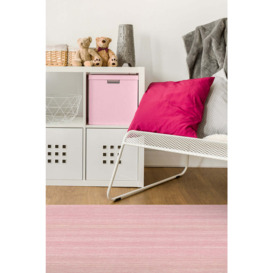 Solid Tonal Pink Tufted Rug - 120x185 - Machine Washable Area Rug - Kid & Pet Friendly - Indoor Rugs - Ruggable - thumbnail 2