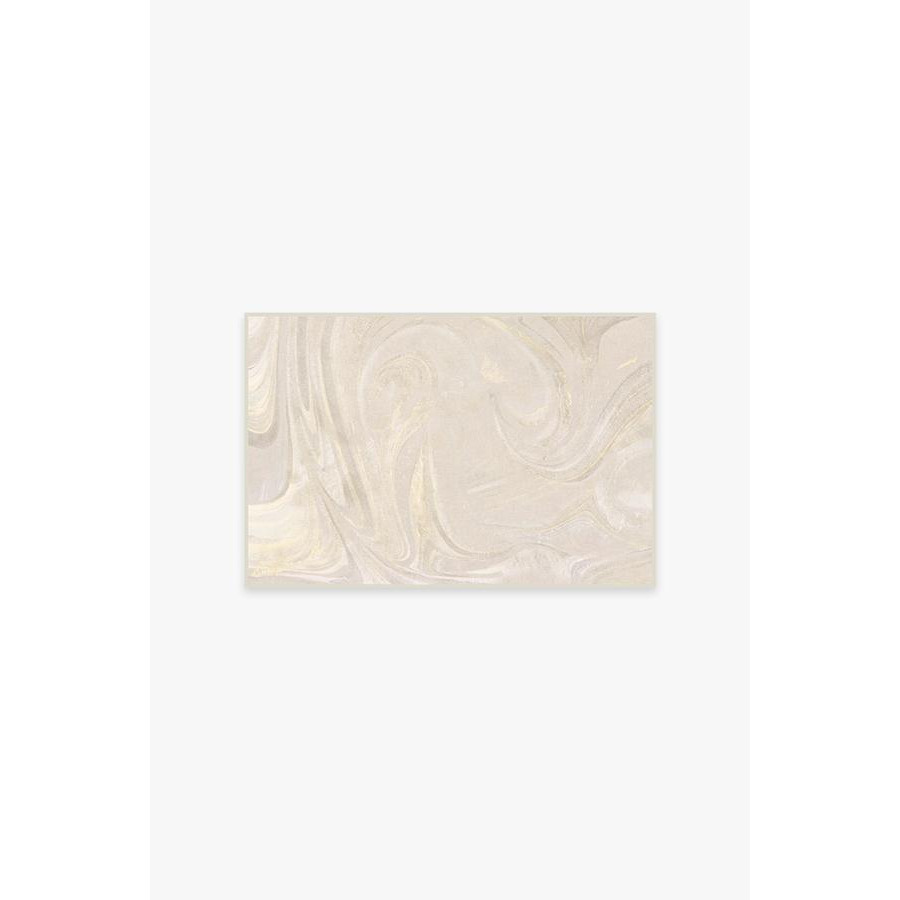 Marble Golden Ivory Tufted Rug - 60x90 - Machine Washable Area Rug - Kid & Pet Friendly - Indoor Rugs - Ruggable - image 1