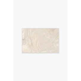 Marble Golden Ivory Tufted Rug - 60x90 - Machine Washable Area Rug - Kid & Pet Friendly - Indoor Rugs - Ruggable - thumbnail 1