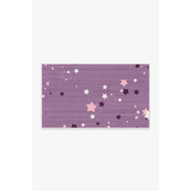 Constellation Lavender Tufted Rug - 90x150 - Machine Washable Area Rug - Kid & Pet Friendly - Indoor Rugs - Ruggable