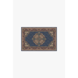 Mickey Persian Sapphire Tufted Rug - 60x90 - Machine Washable Area Rug - Kid & Pet Friendly - Indoor Rugs - Ruggable - thumbnail 1