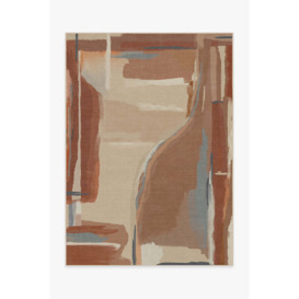 Tilden Copper Clay Tufted Rug Brown - 150x215 - Machine Washable Area Rug - Kid & Pet Friendly - Indoor Rugs - Ruggable - thumbnail 1