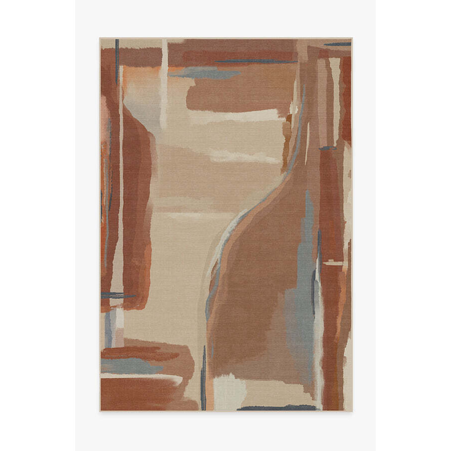 Tilden Copper Clay Tufted Rug Brown - 185x275 - Machine Washable Area Rug - Kid & Pet Friendly - Indoor Rugs - Ruggable - image 1