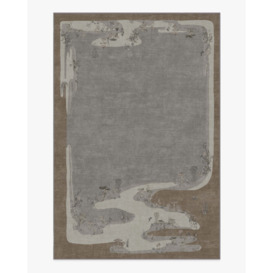 Architectural Digest Mushroom Dream Grey Taupe Rug - 185x275 - Machine Washable Area Rug - Kid & Pet Friendly - Indoor Rugs - Ruggable