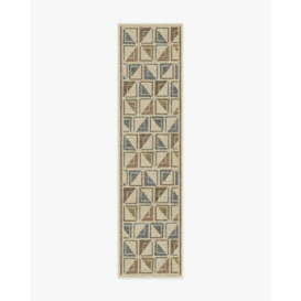 Architectural Digest Vesta Neutral Multicolour Rug - 75x305 - Machine Washable Area Rug - Kid & Pet Friendly - Indoor Rugs - Ruggable - thumbnail 1