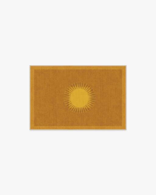 Helios Gold Rug by Matthew Williamson - 60x90 - Machine Washable Area Rug - Kid & Pet Friendly - Indoor Rugs - Ruggable - image 1