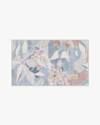 Maeve Soft Blue Multicolour Flatwoven Rug - 60x90 - Machine Washable Area Rug - Kid & Pet Friendly - Indoor Rugs - Ruggable - thumbnail 2