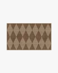 Palazzo Latte Brown Re-Jute Rug - 90x150 - Machine Washable Area Rug - Kid & Pet Friendly - Indoor Rugs - Ruggable - thumbnail 1