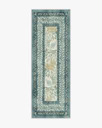Provence Slate Blue Rug - 75x215 - Machine Washable Area Rug - Kid & Pet Friendly - Indoor Rugs - Ruggable - thumbnail 1