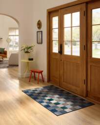 Flux Blue Flatwoven Rug - 60x90 - Machine Washable Area Rug - Kid & Pet Friendly - Indoor Rugs - Ruggable - thumbnail 2