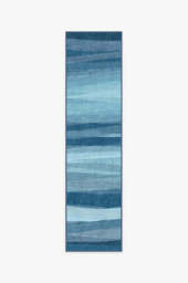 Meridian Blue Rug - 60x90 - Machine Washable Area Rug - Kid & Pet Friendly - Indoor Rugs - Ruggable - thumbnail 2