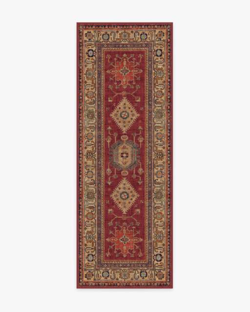 Cambria Ruby Flatwoven Rug - 75x215 - Machine Washable Area Rug - Kid & Pet Friendly - Indoor Rugs - Ruggable - image 1