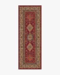 Cambria Ruby Flatwoven Rug - 75x215 - Machine Washable Area Rug - Kid & Pet Friendly - Indoor Rugs - Ruggable - thumbnail 1