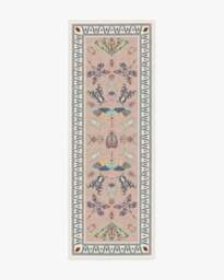 Flutterby Soft Rose Rug by Iris Apfel Pink - 75x215 - Machine Washable Area Rug - Kid & Pet Friendly - Indoor Rugs - Ruggable - thumbnail 1