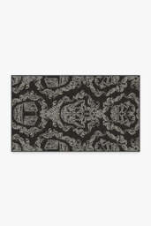 Dark Side Damask Charcoal Rug - 90x150 - Machine Washable Area Rug - Kid & Pet Friendly - Indoor Rugs - Ruggable