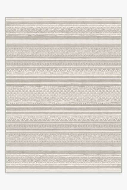 Nira Grey Tufted Rug - 275x365 - Machine Washable Area Rug - Kid & Pet Friendly - Indoor Rugs - Ruggable