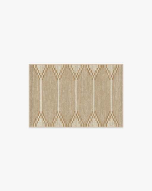 Sloane Natural Flatwoven Rug - 60x90 - Machine Washable Area Rug - Kid & Pet Friendly - Indoor Rugs - Ruggable - image 1