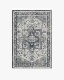 Kira Stone Blue Flatwoven Rug - 120x185 - Machine Washable Area Rug - Kid & Pet Friendly - Indoor Rugs - Ruggable - thumbnail 1