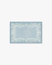 Juliet Slate Blue Flatwoven Rug - 60x90 - Machine Washable Area Rug - Kid & Pet Friendly - Indoor Rugs - Ruggable - thumbnail 1
