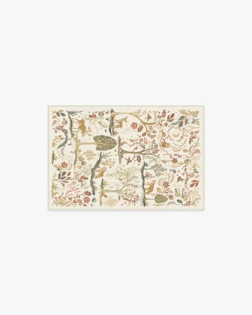 Wilder Cream Multicolor Rug Beige - 60x90 - Machine Washable Area Rug - Kid & Pet Friendly - Indoor Rugs - Ruggable - image 1