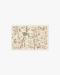 Wilder Cream Multicolor Rug Beige - 60x90 - Machine Washable Area Rug - Kid & Pet Friendly - Indoor Rugs - Ruggable - thumbnail 1