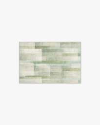 Solar Drift Silver Green Rug - 60x90 - Machine Washable Area Rug - Kid & Pet Friendly - Indoor Rugs - Ruggable - thumbnail 1